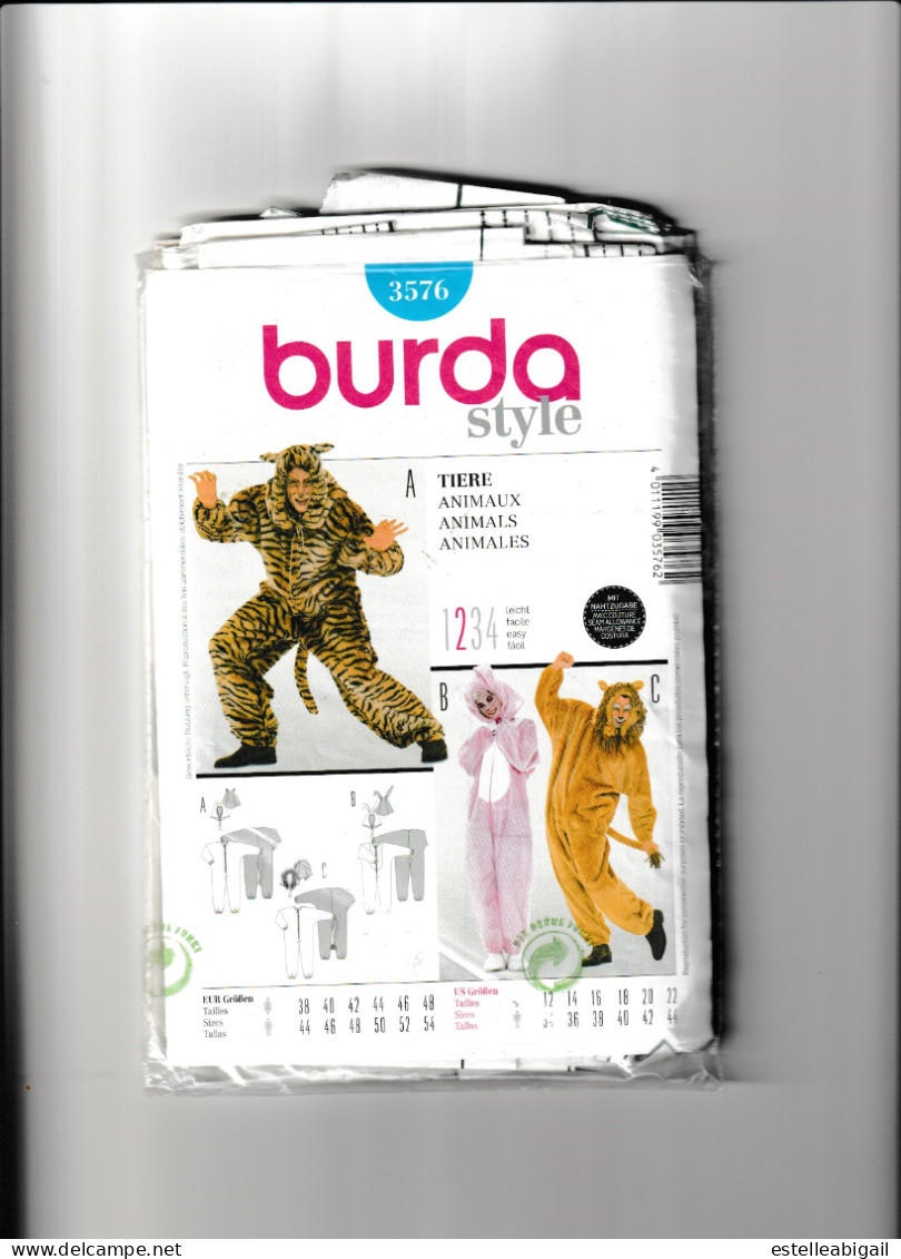 Burda Style Animeaux 3576 - Patterns