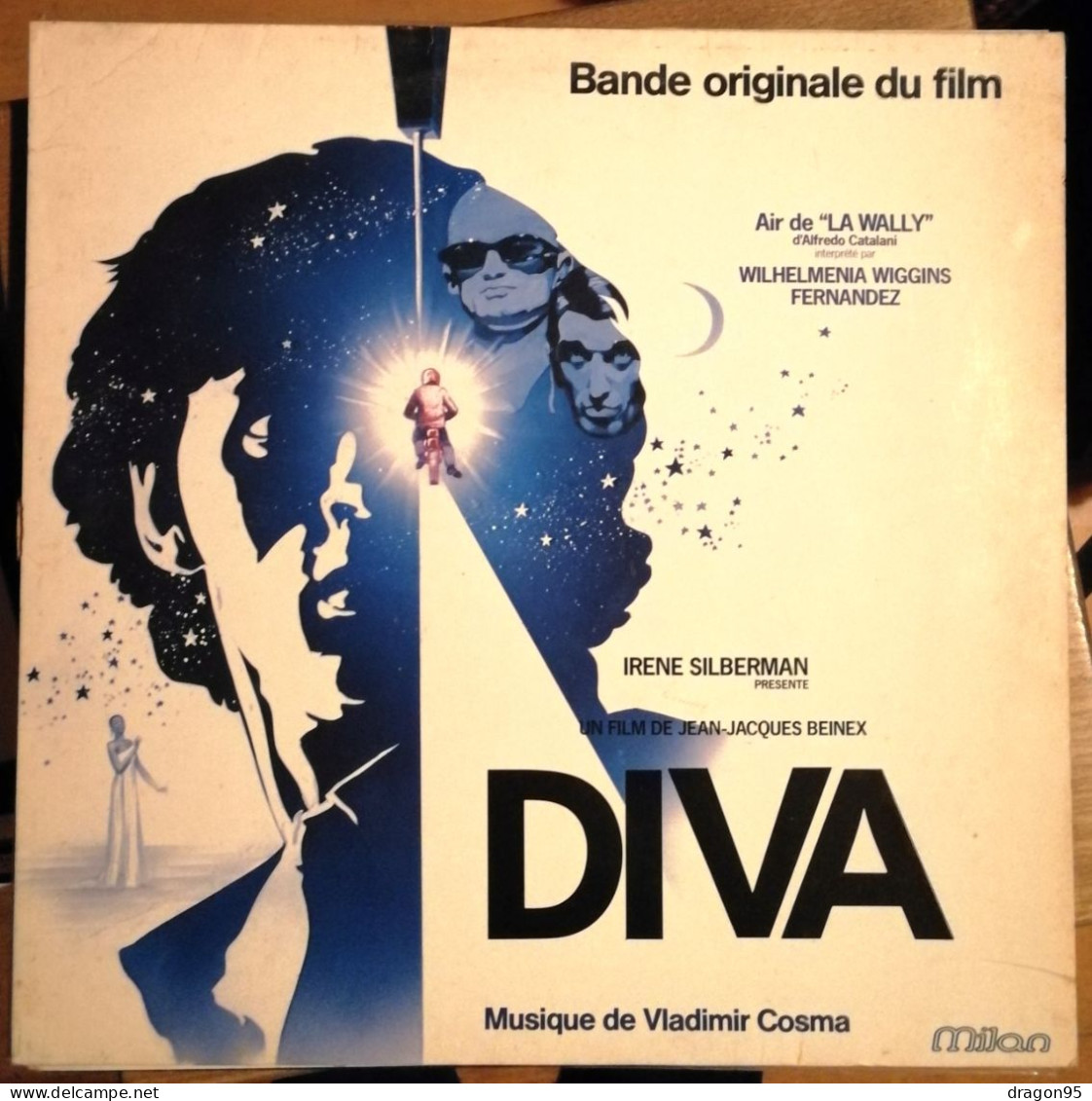 LP Vladimir COSMA : B.O. Diva - Milan A 120 061 - France - 1981 - Musique De Films