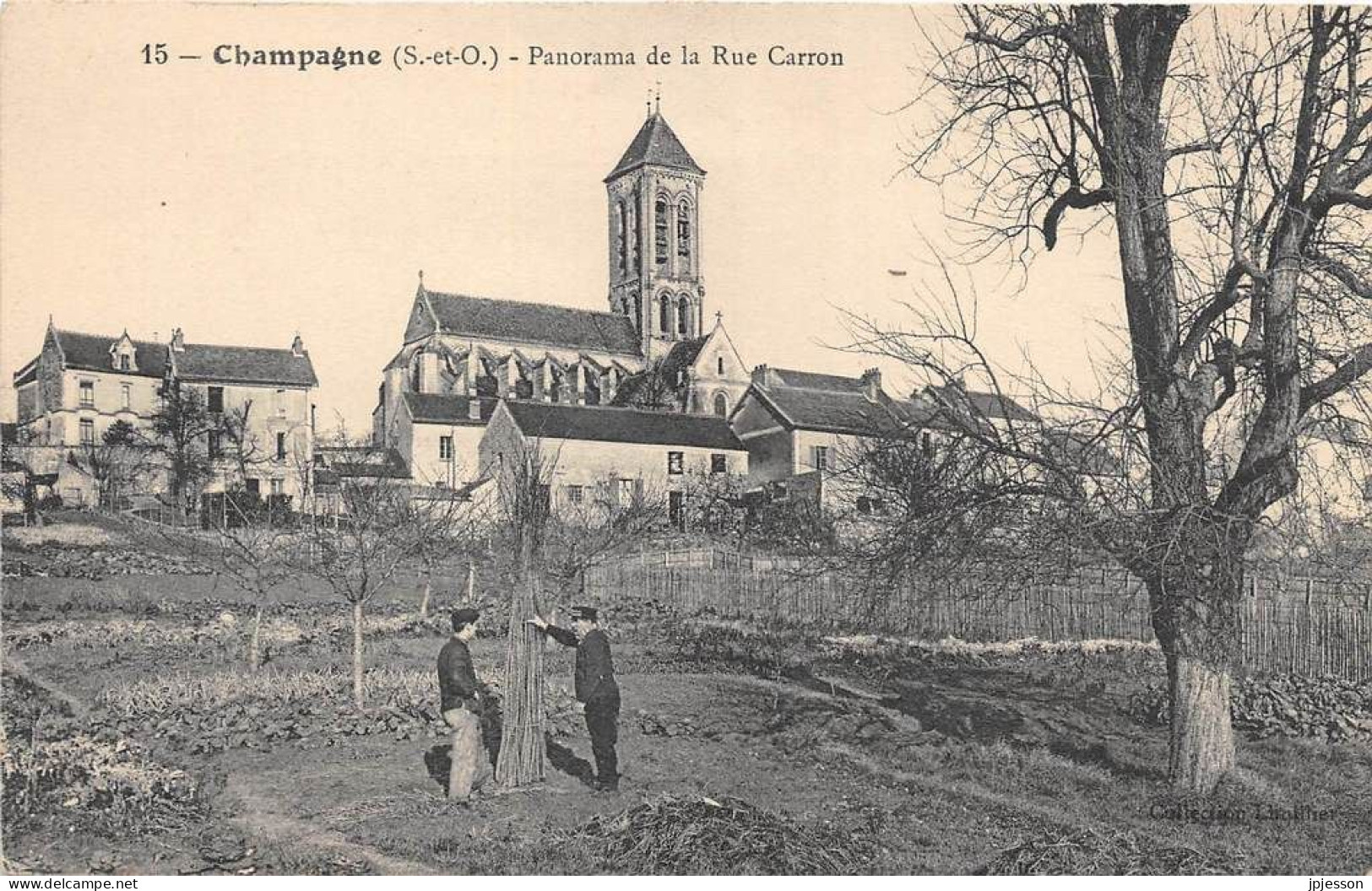 VAL D'OISE  95  CHAMPAGNE - PANORAMA DE LA RUE CARRON - Champagne Sur Oise