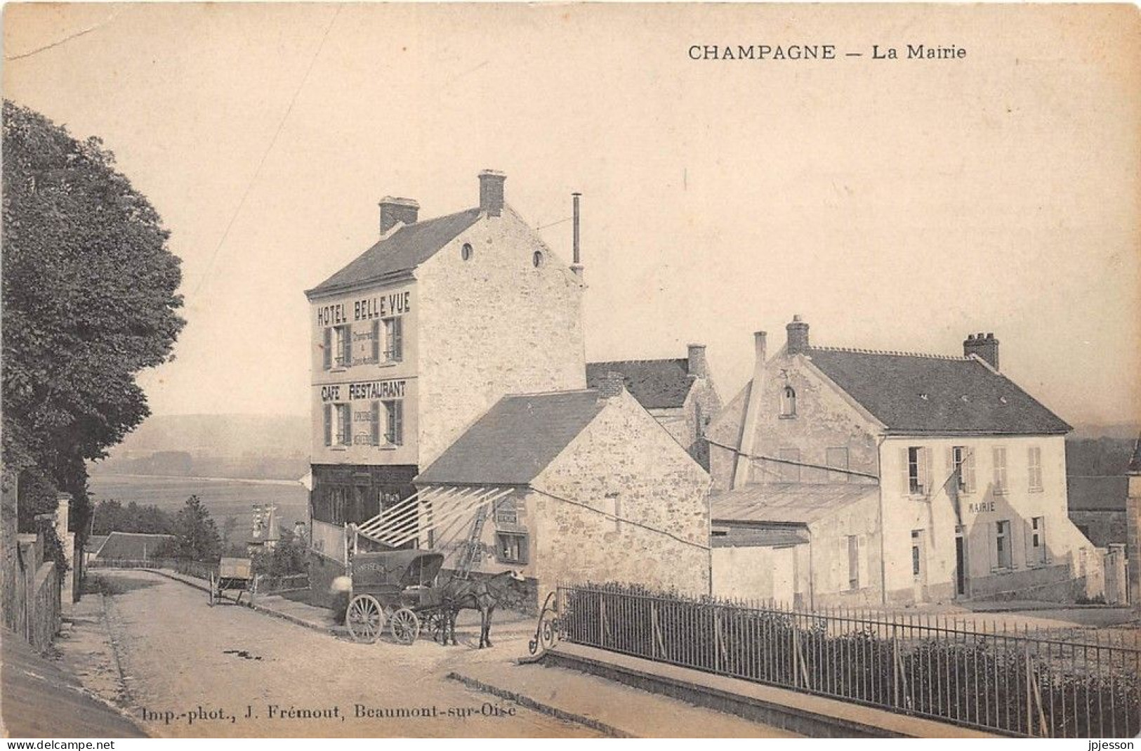 VAL D'OISE  95  CHAMPAGNE - LA MAIRIE - Champagne Sur Oise