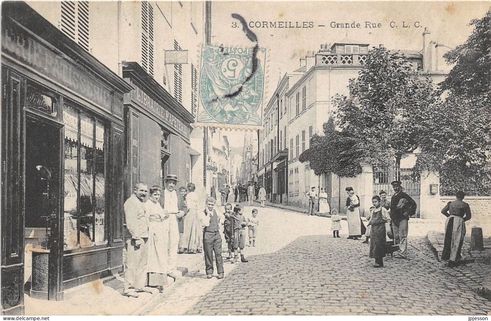 VAL D'OISE  95  CORMEILLES - GRANDE RUE - COMMERCES - Cormeilles En Parisis