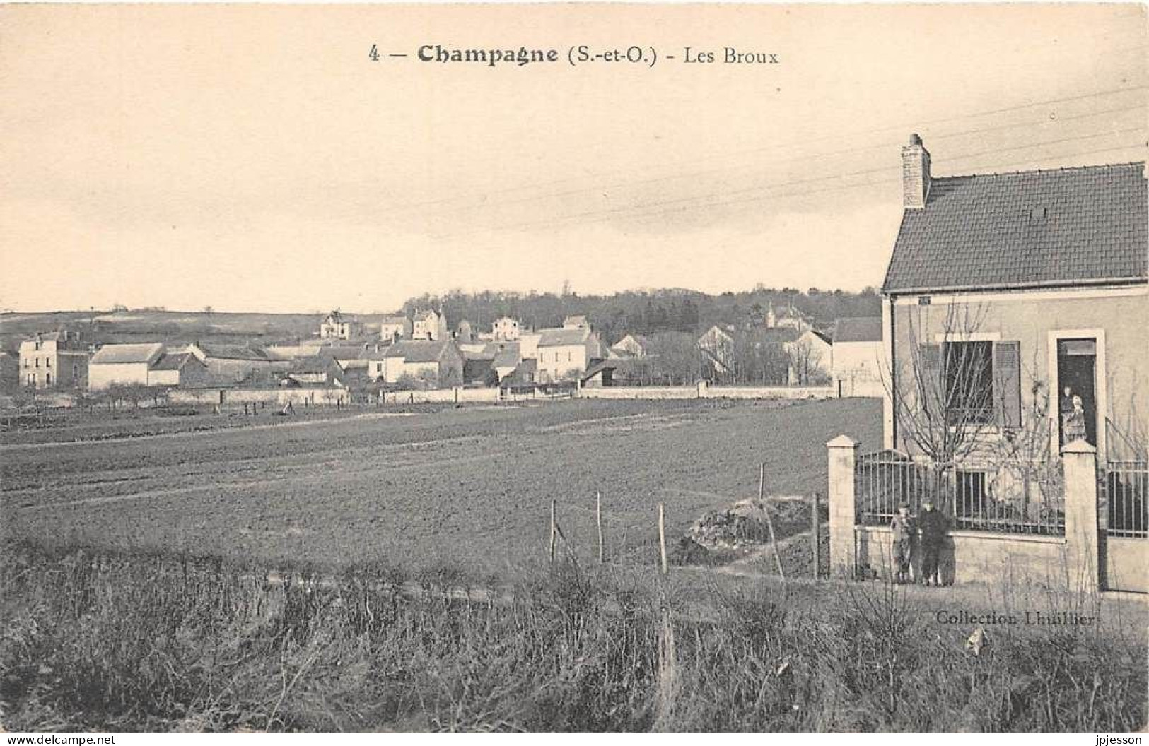 VAL D'OISE  95  CHAMPAGNE - LES BROUX - Champagne Sur Oise