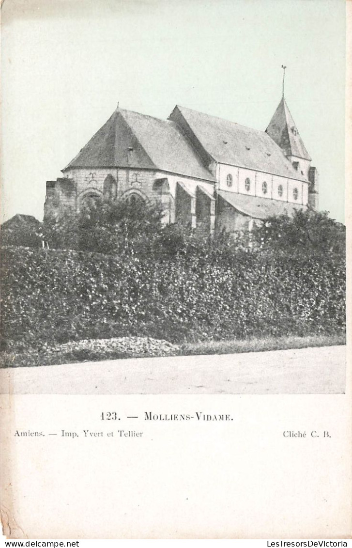 FRANCE - Molliens Vidame - Vue Sur L'église - Carte Postale Ancienne - Andere & Zonder Classificatie