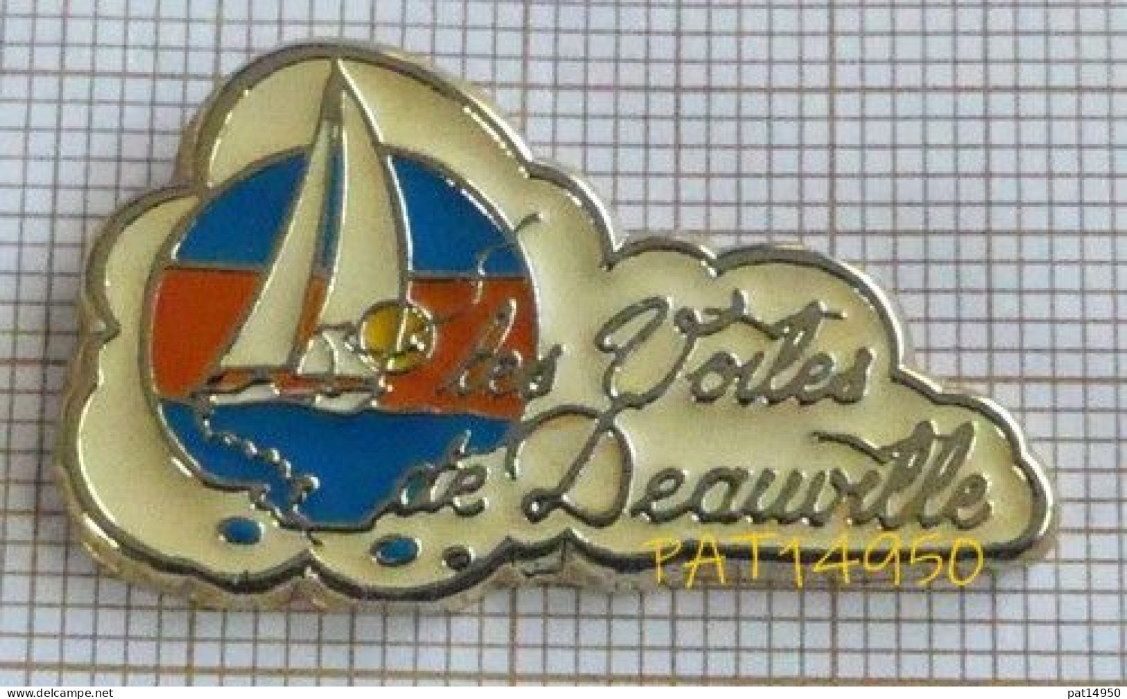 PAT14950 REGATE LES VOILES DE DEAUVILLE   VOILIER BATEAU Dpt 14 CALVADOS - Sailing, Yachting