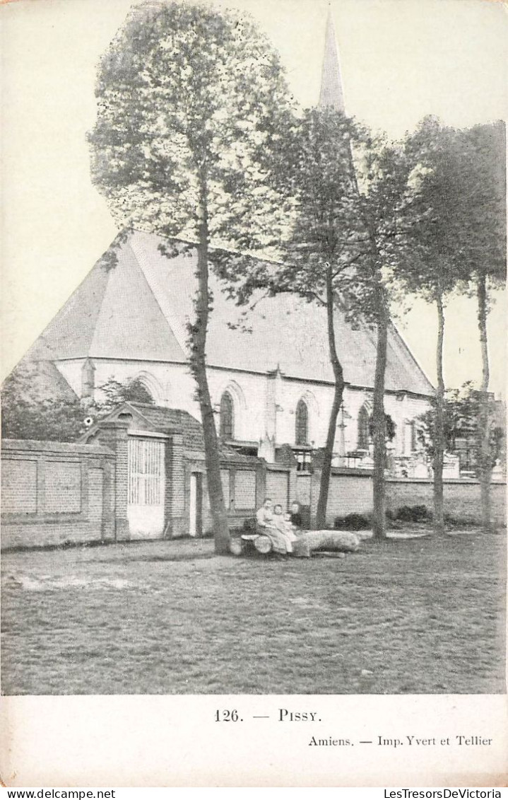 FRANCE - Pissy - Vue Sur L'église - Carte Postale Ancienne - Otros & Sin Clasificación