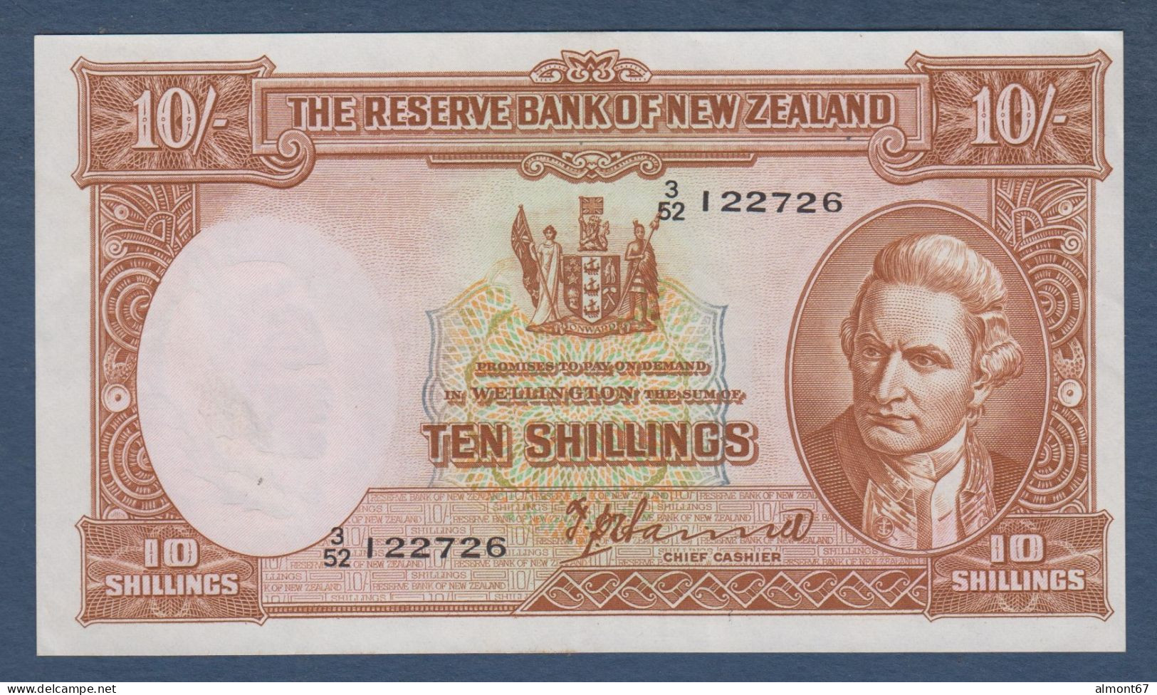 NOUVELLE  ZELANDE -  10 Shillings  P. 158a - New Zealand