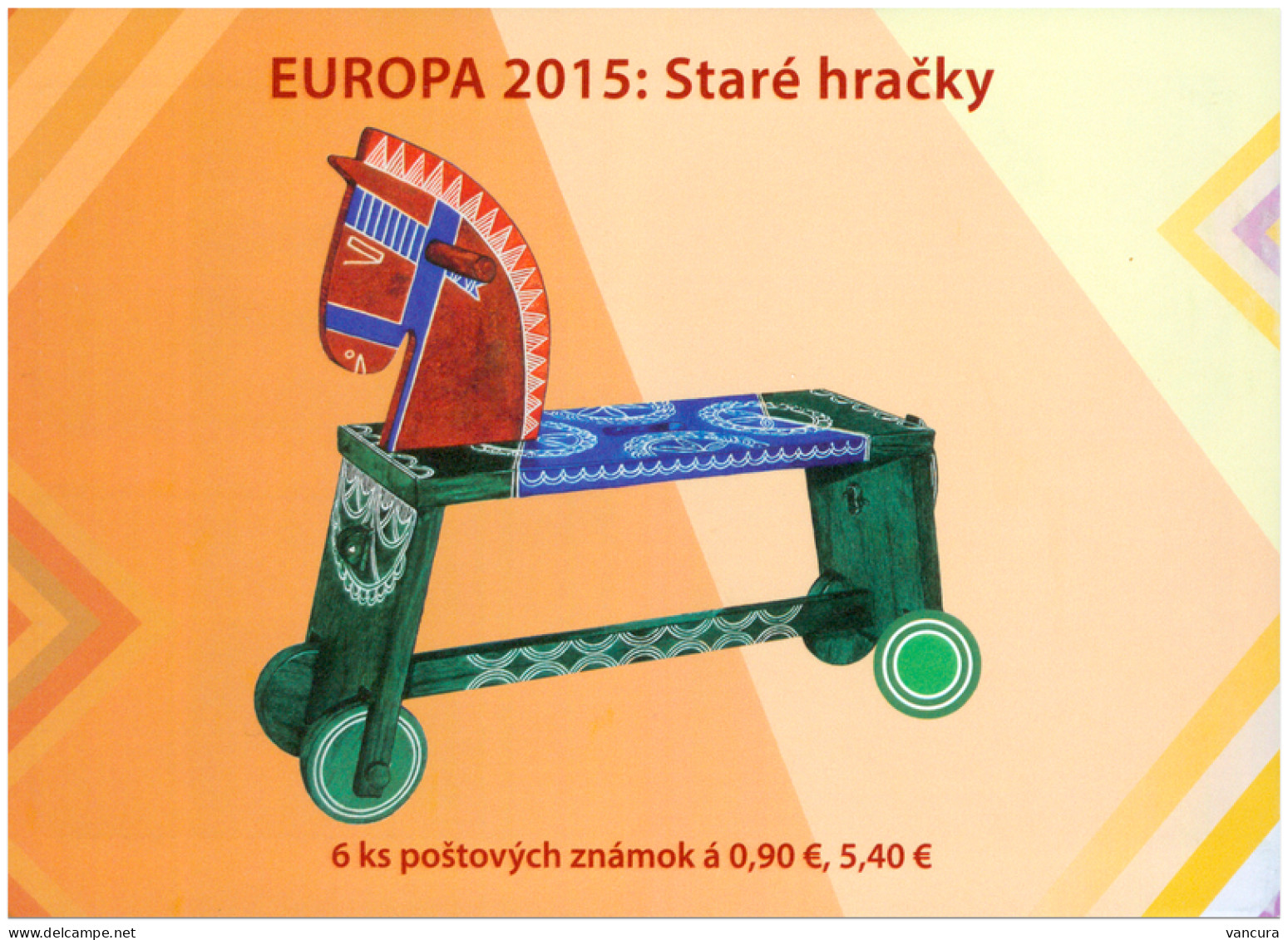 ** Booklet 588 Slovakia EUROPA 2015 Toy - Unused Stamps