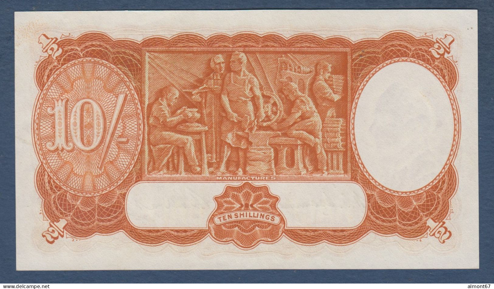 AUSTRALIE -  10 Shillings  P. 25c - 1938-52