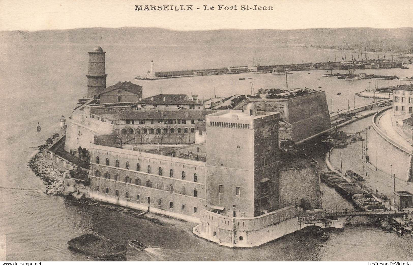 FRANCE - Marseille - Le Fort St Jean - Carte Postale - Monumenten