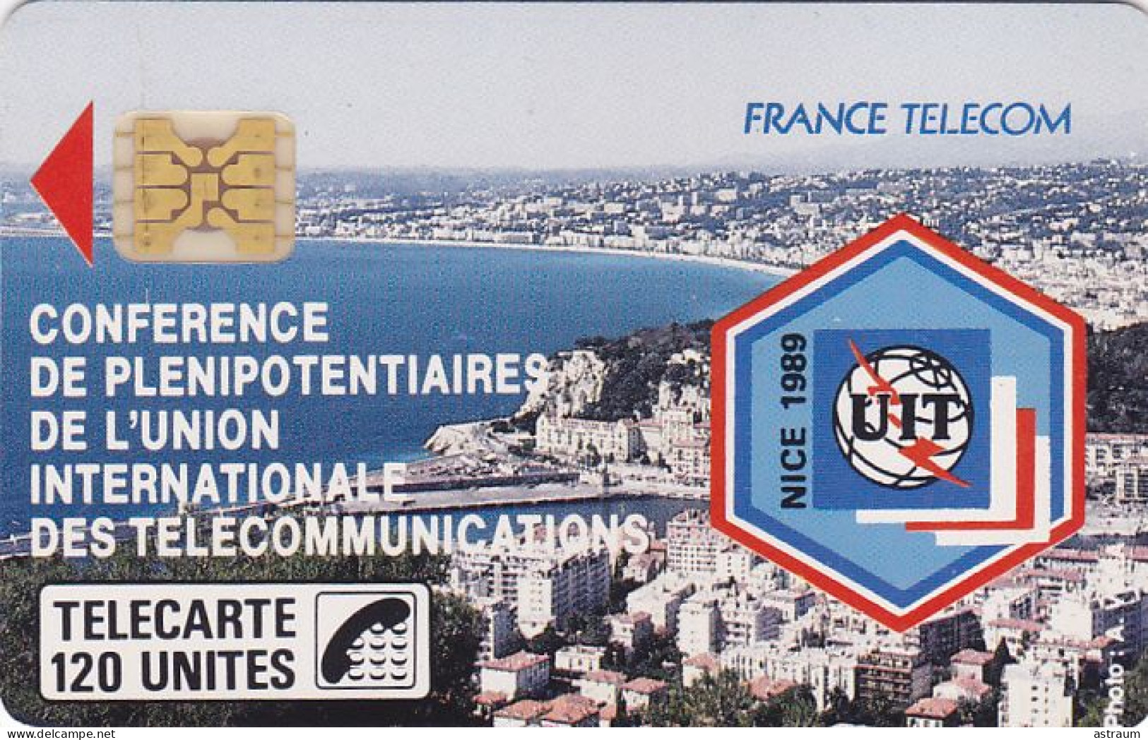 Telecarte Interne C41 NEUVE - I.U.T. NICE - 120 U Impact - Sc4ob - 1989 - 10000 Ex - Phonecards: Internal Use