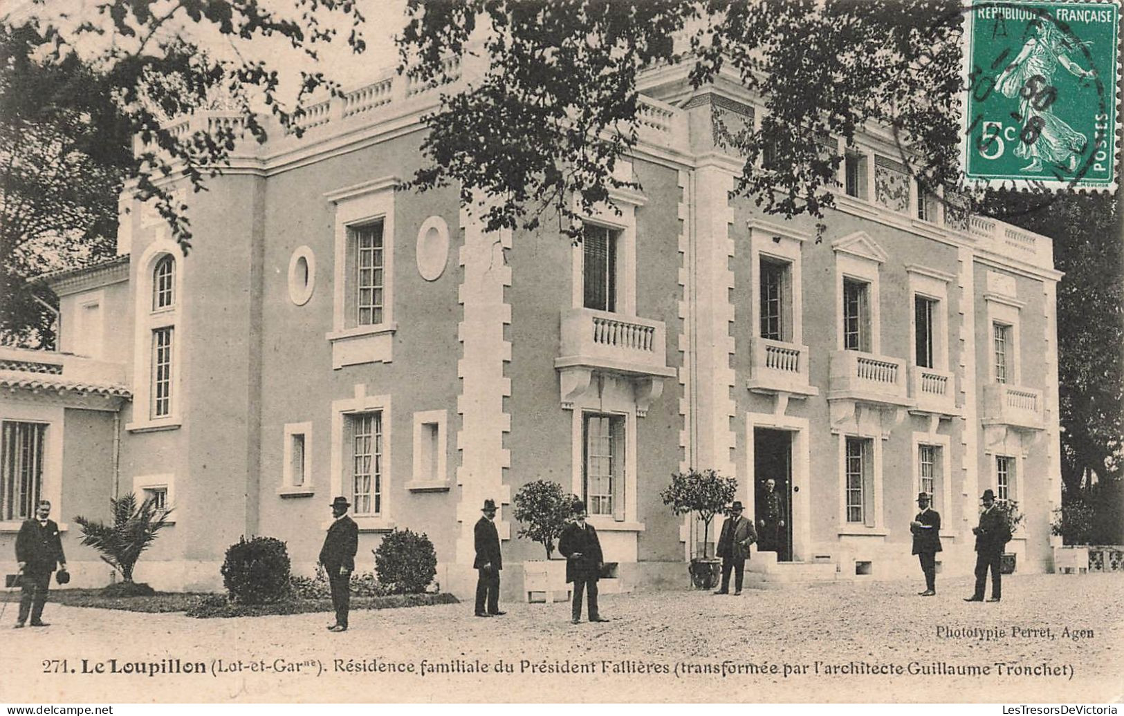 FRANCE - Le Loupillon - Résidence Familiale Du Président Fallières - Carte Postale Ancienne - Altri & Non Classificati