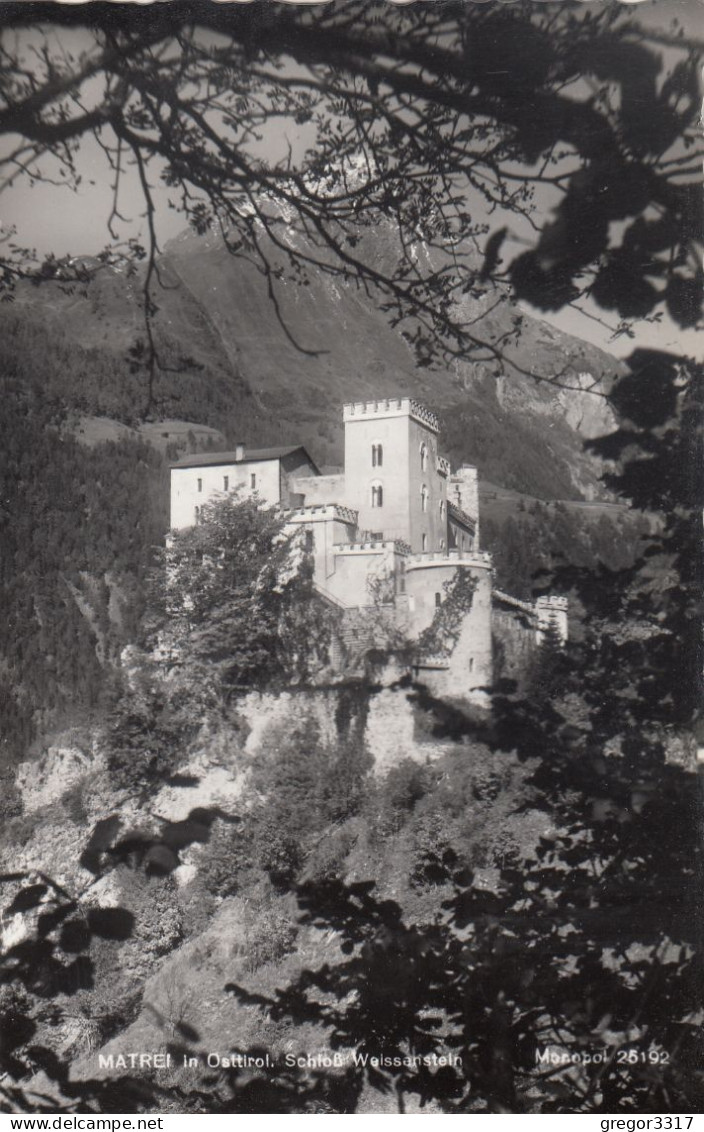 D9526) MATREI In Osttirol - Schloss WEISSENSTEIN - Alte S/W FOTO AK - Matrei In Osttirol