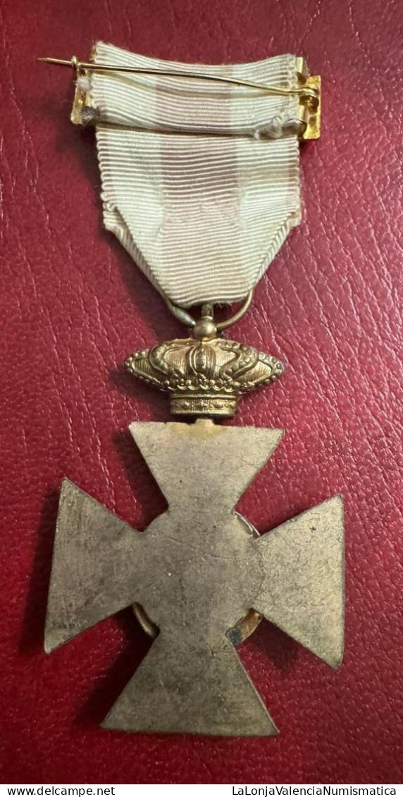 España Medalla Cruz Premio A La Constancia Militar Oficiales - Other & Unclassified