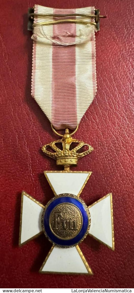 España Medalla Cruz Premio A La Constancia Militar Oficiales - Sonstige & Ohne Zuordnung