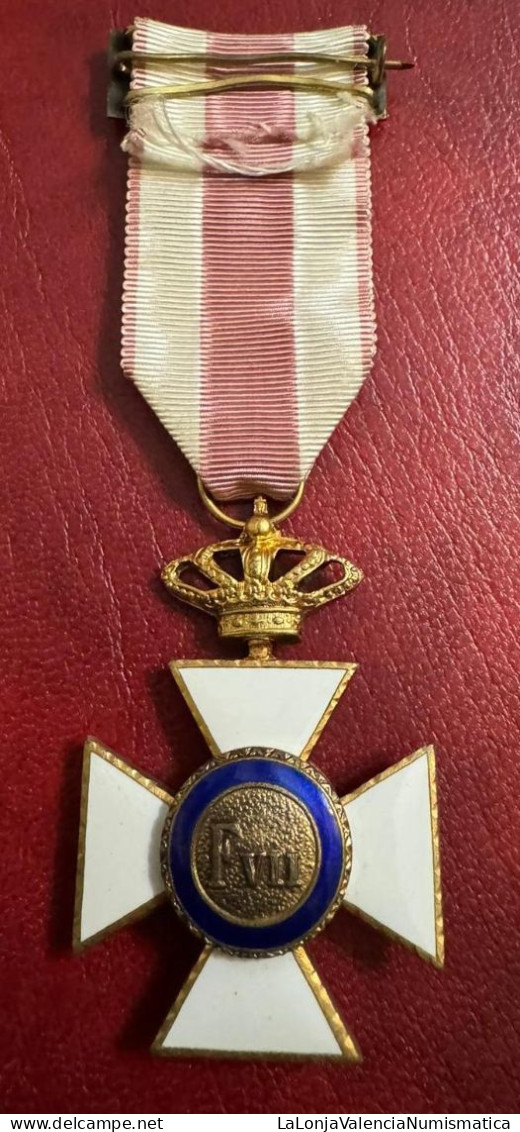 España Medalla Cruz Premio A La Constancia Militar Oficiales - Autres & Non Classés
