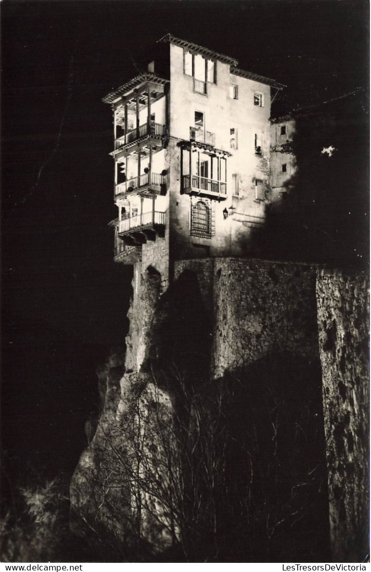 ESPAGNE - Cuenca - Casas Colgadas - Nocturno - Carte Postale - Cuenca