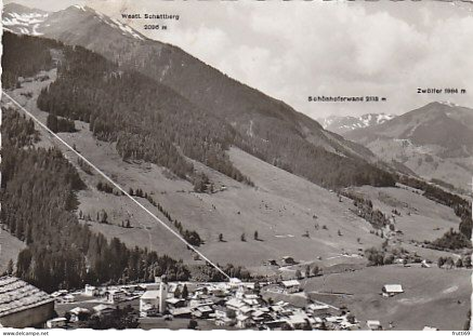 AK 183353 AUSTRIA - Saalbach Mit Schattbergseilbahn - Saalbach