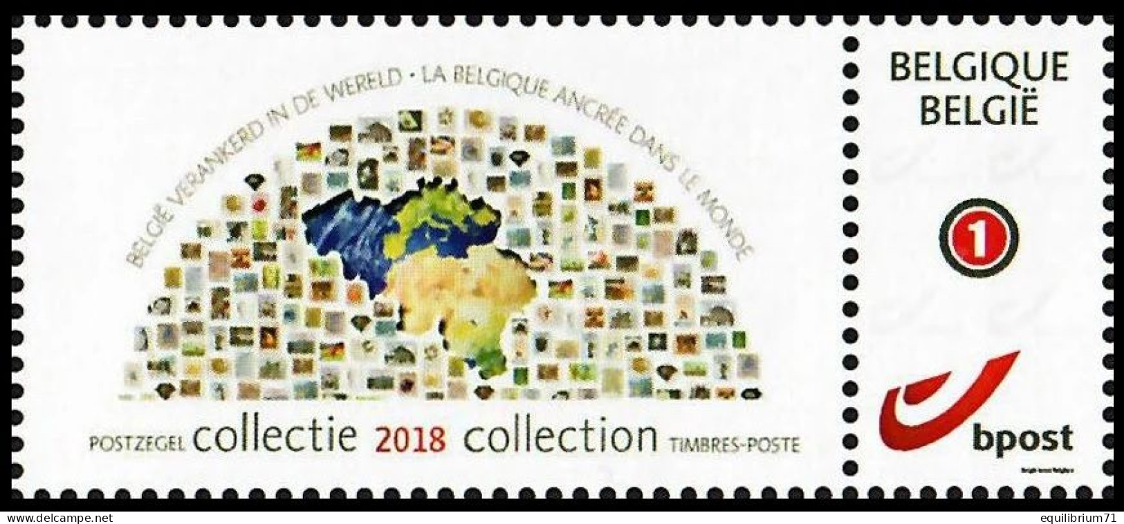 DUOSTAMP** / MYSTAMP** - Collection / Collectie / Sammlung / Collection - 2018 - Poste