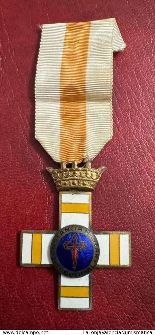 España Medalla Cruz Constancia Militar Suboficiales 1958 PG 946 - Andere & Zonder Classificatie