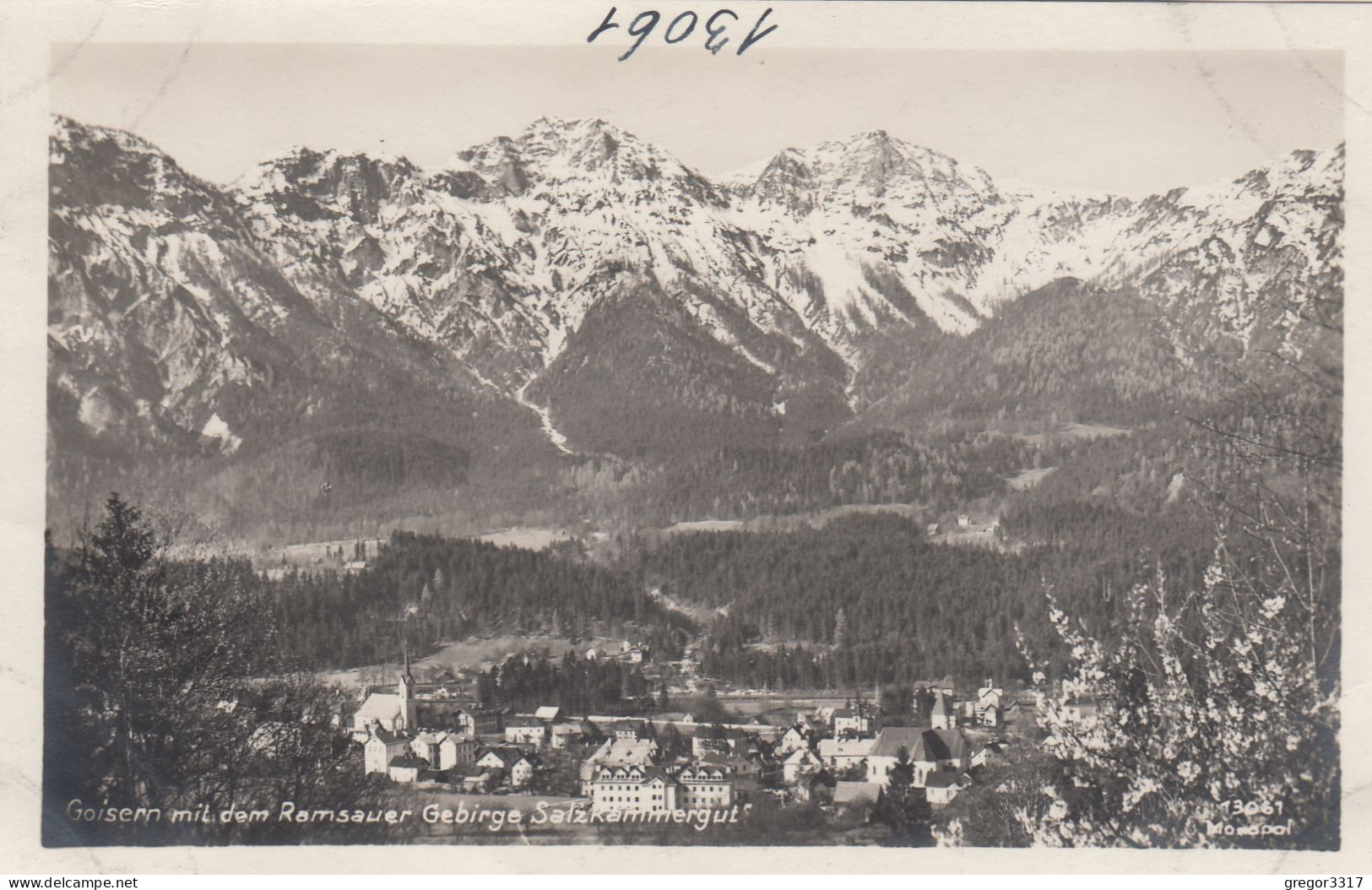 D9550) GOISERN Mit Dem Ramsauer Gebirge - Salzkammergut FOTO AK - Alt ! - Bad Goisern