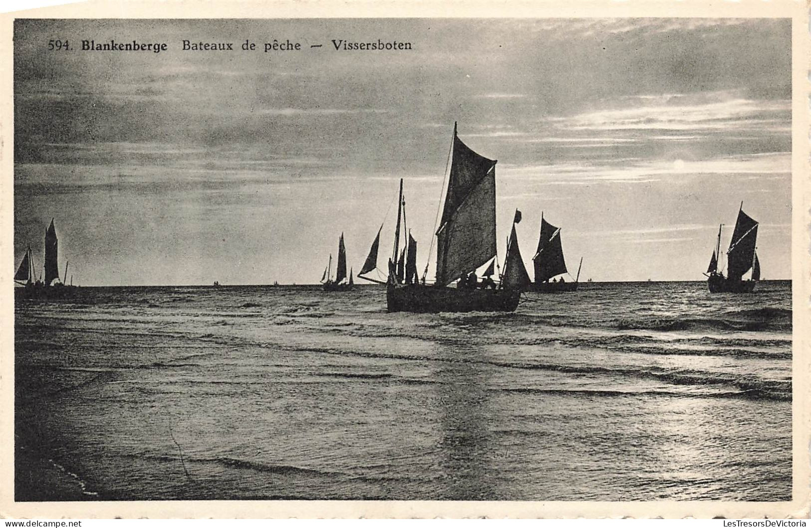 BELGIQUE - Blankenberge - Bateaux De Pêche - Carte Postale Ancienne - Blankenberge