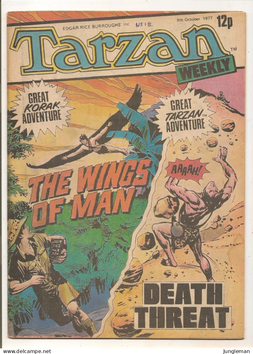 Tarzan Weekly # 18 - Published Byblos Productions Ltd. - In English - 1977 - BE - Other Publishers