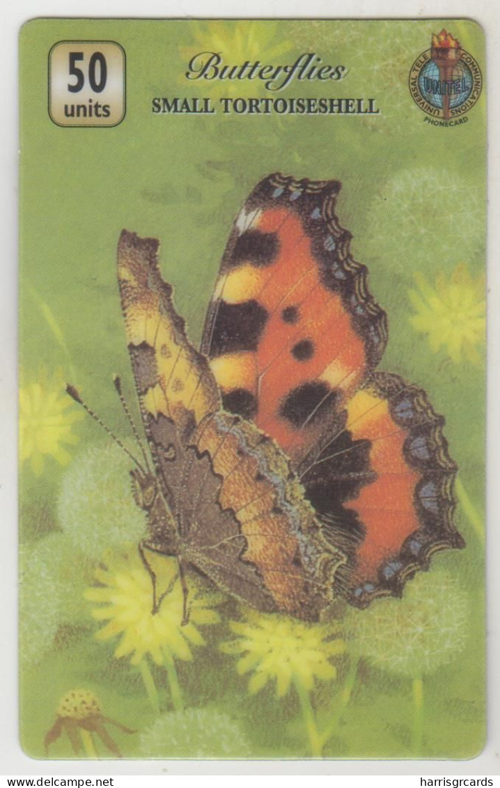 UK - Small Tortoiseshell (Butterfly) ,UT 101 , 50 U, FAKE - Andere & Zonder Classificatie