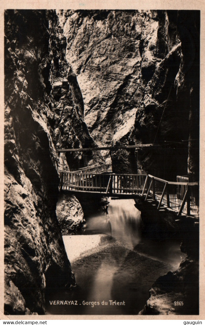 CPA - VERNAYAZ - Gorges Du Trient - Edition Perrochet-Matile (format 9x14) - Vernayaz