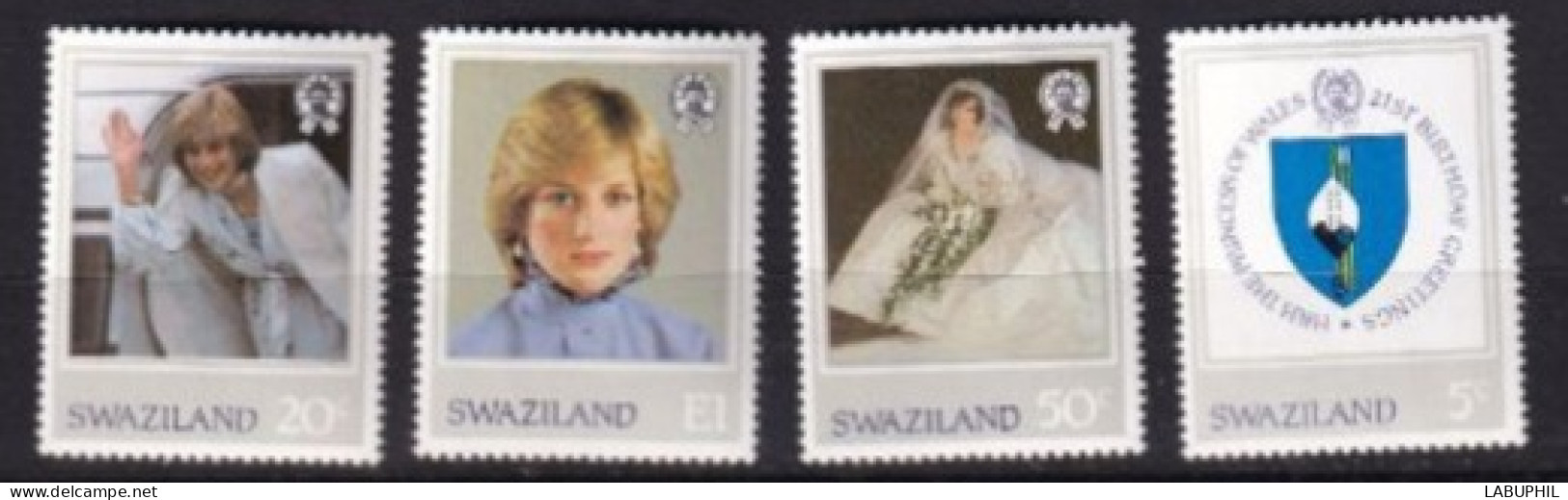 SWAZILAND  MNH 1982 Lady Di - Swaziland (1968-...)