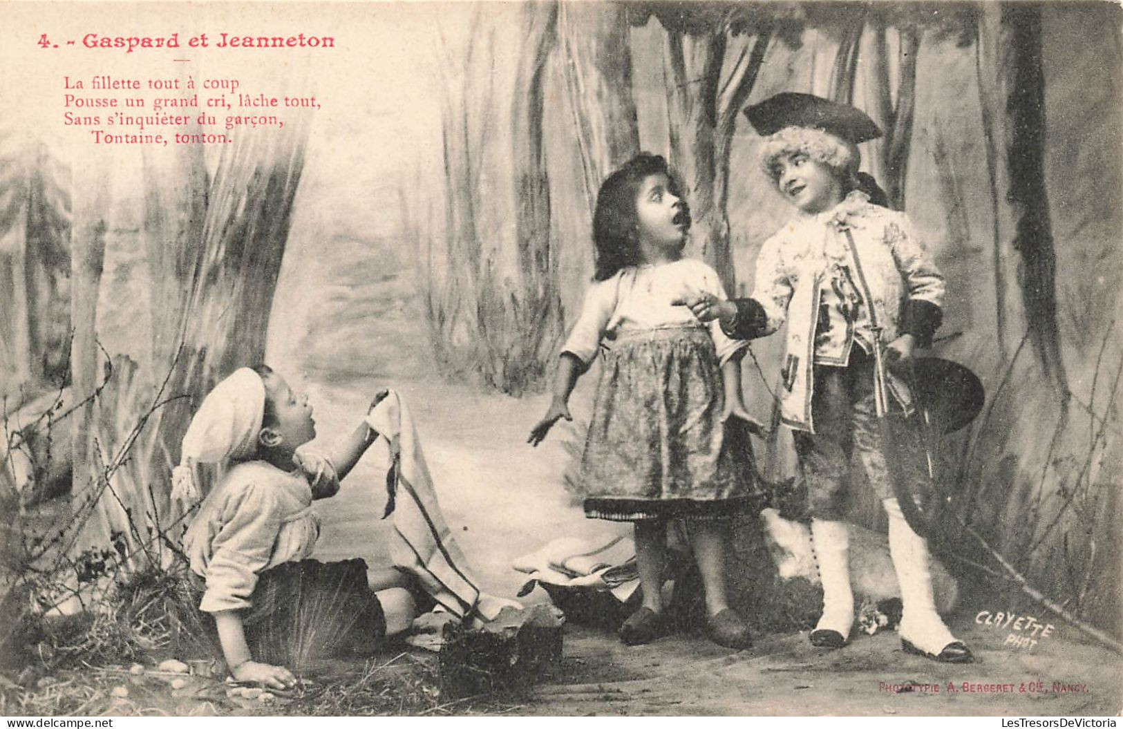 ENFANTS - Gaspard Et Jeanneton - La Fillette Tout à Coup - Carte Postale Ancienne - Other & Unclassified