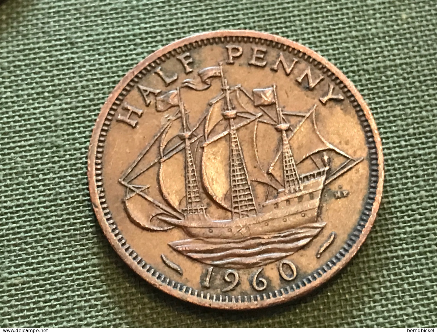 Münze Münzen Umlaufmünze Großbritannien 1/2 Penny 1960 - C. 1/2 Penny