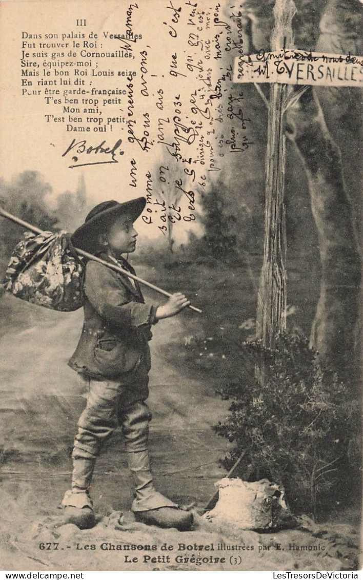 ENFANTS - Les Chansons De Botrel - Le Petit Grégoire - Carte Postale Ancienne - Andere & Zonder Classificatie