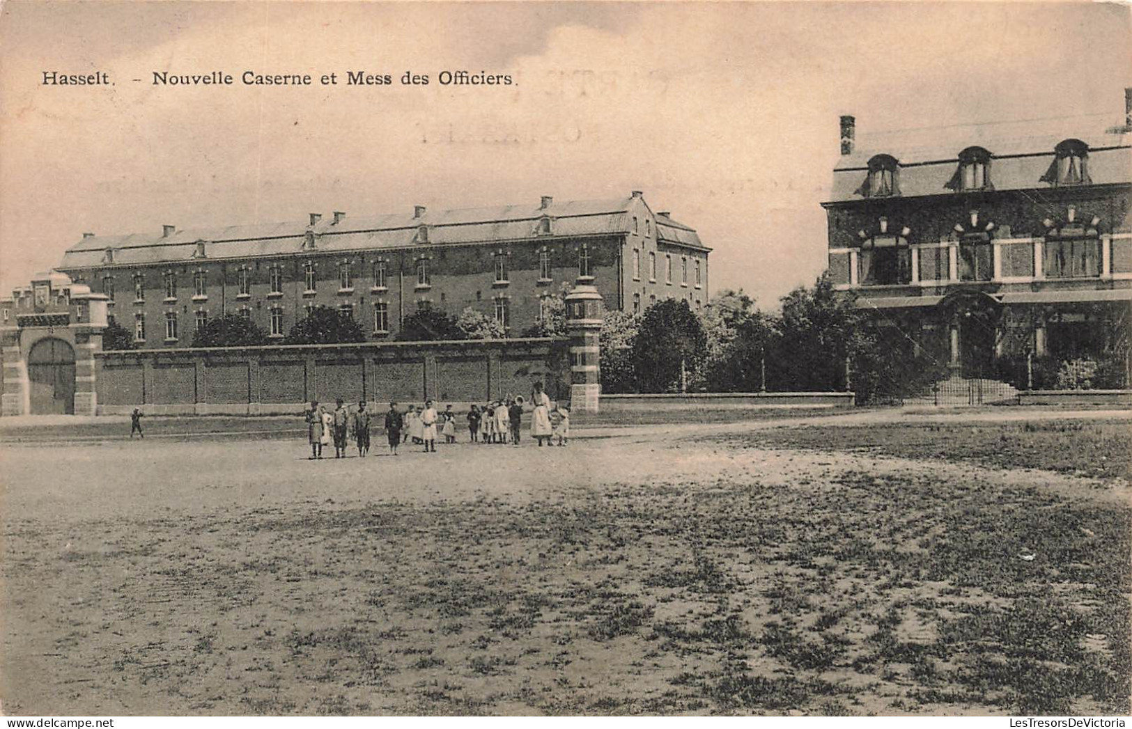 BELGIQUE - Hasselt - Nouvelle Caserne Et Mess Des Officiers - Carte Postale Ancienne - Hasselt