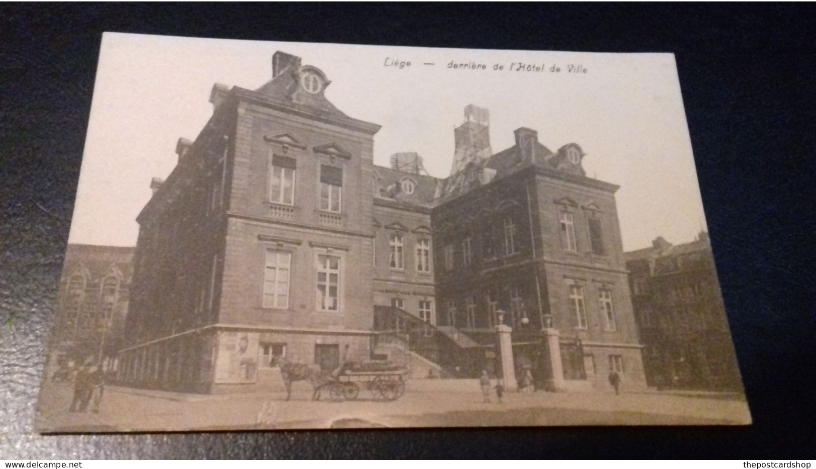 BELGIUM LIEGE DERRIERE DE L'HOTEL DE VILLE UNUSED - Lüttich