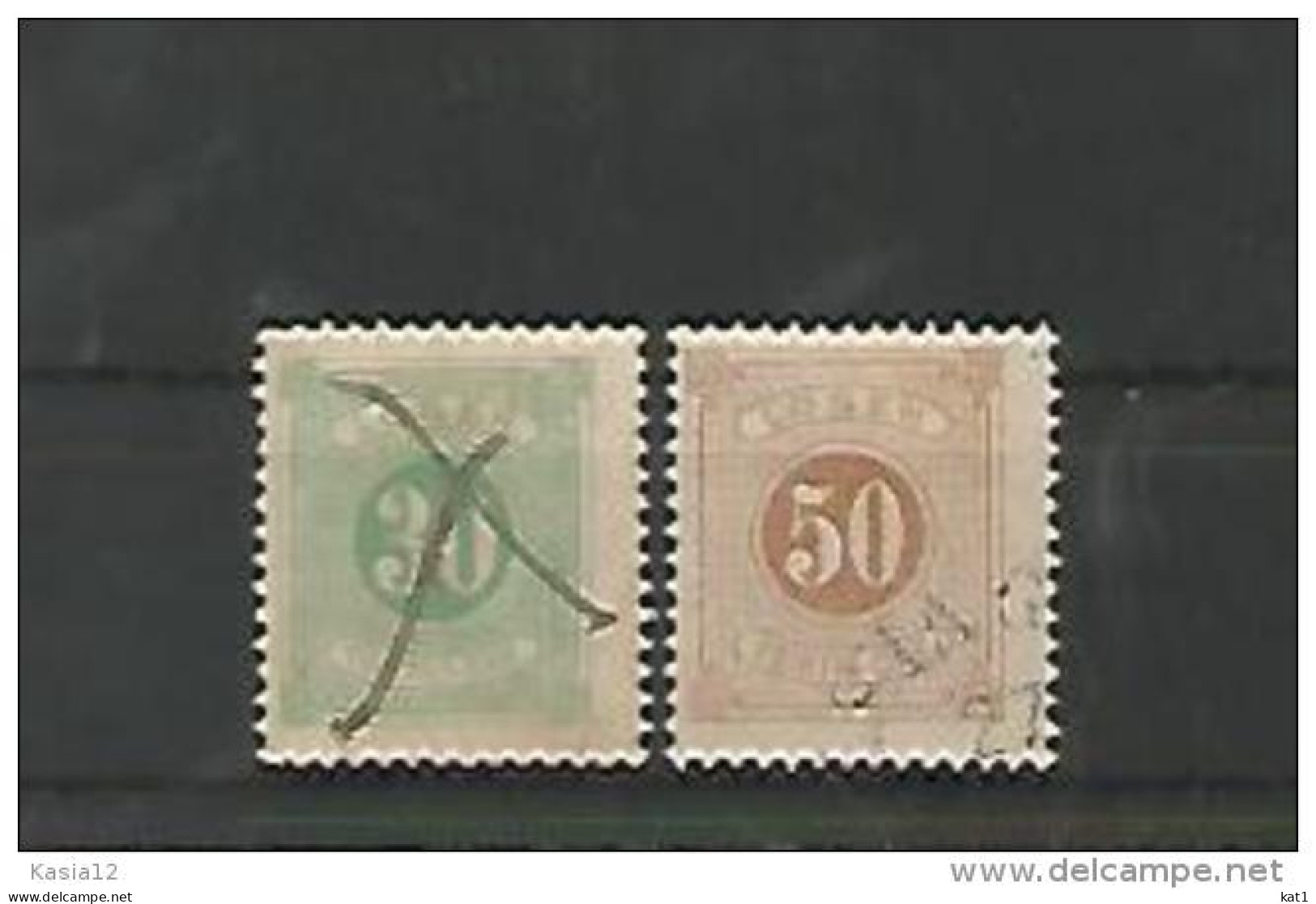 A05649)Schweden Porto 8 - 9 B Gest. - Postage Due