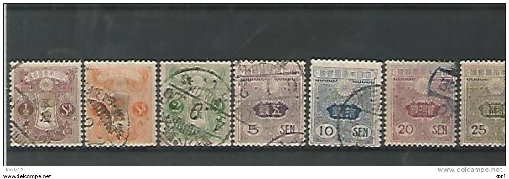 A06210)Japan 110 I - 111 I + 113 I + 116 I - 117 I Gest. - Used Stamps