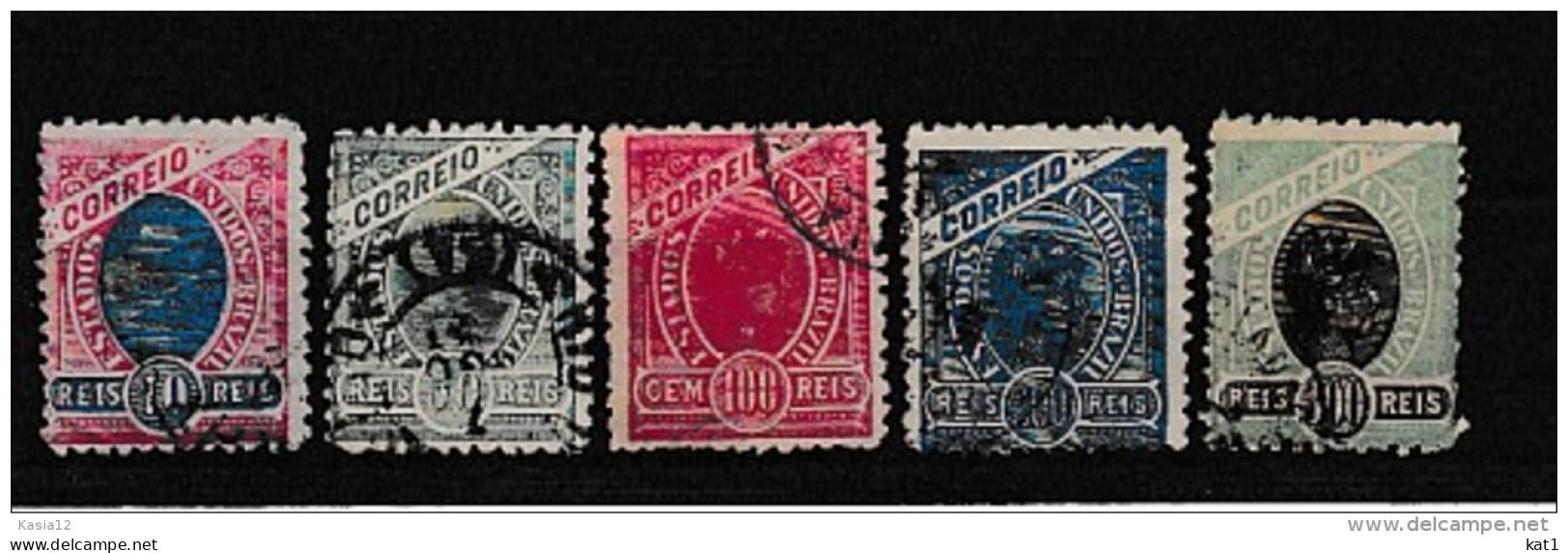 A07635)Brasilien 147 + 149 - 151 Gest. - Used Stamps