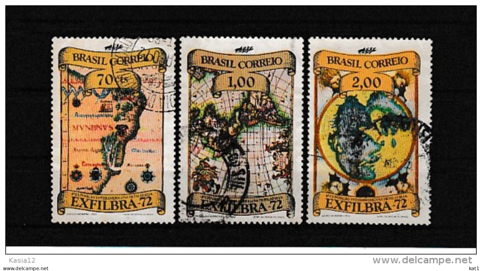 A07762)Brasilien 1333 - 1335 Gest. - Used Stamps