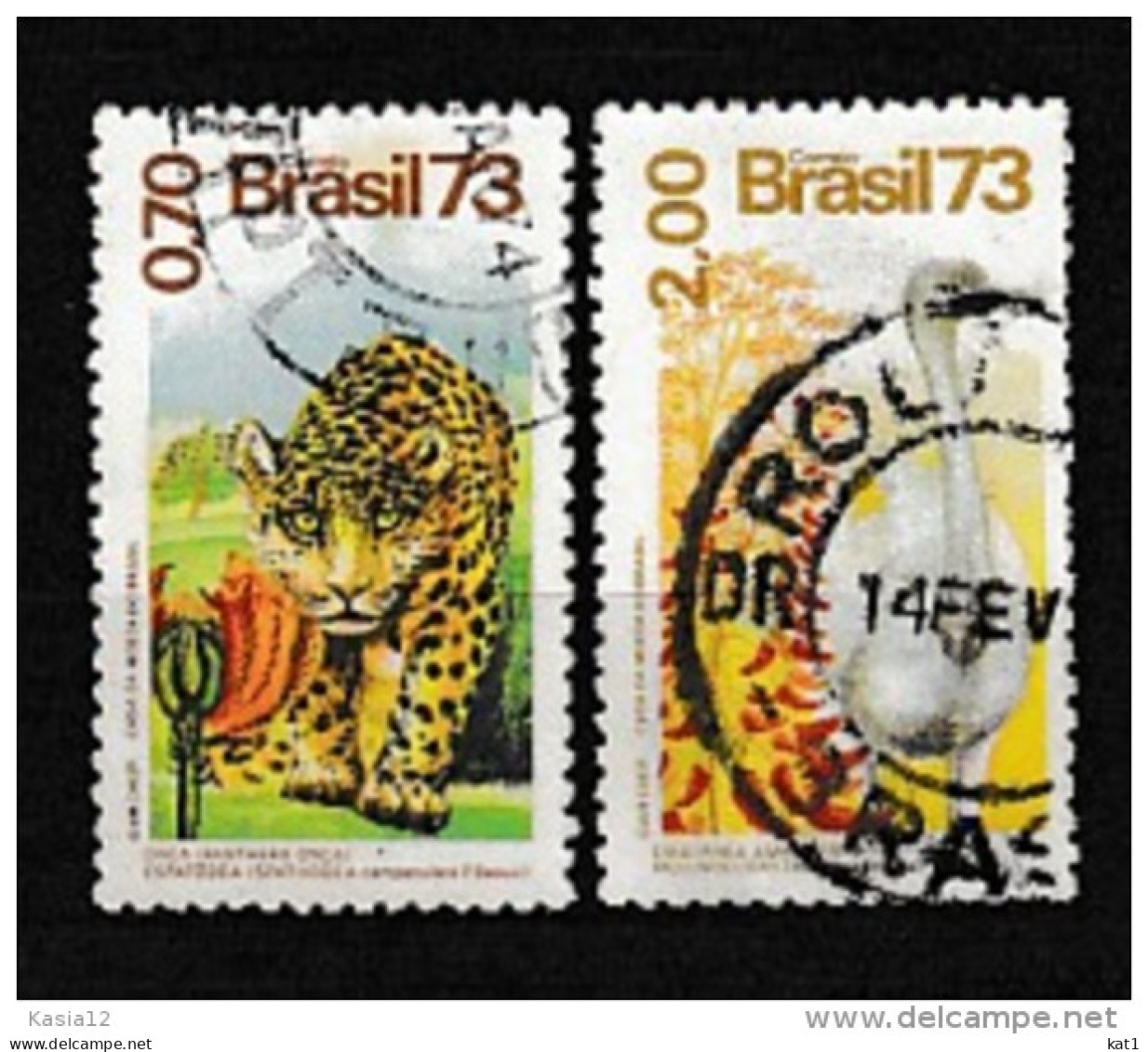 A07776)Brasilien 1416 + 1418 Gest. - Used Stamps