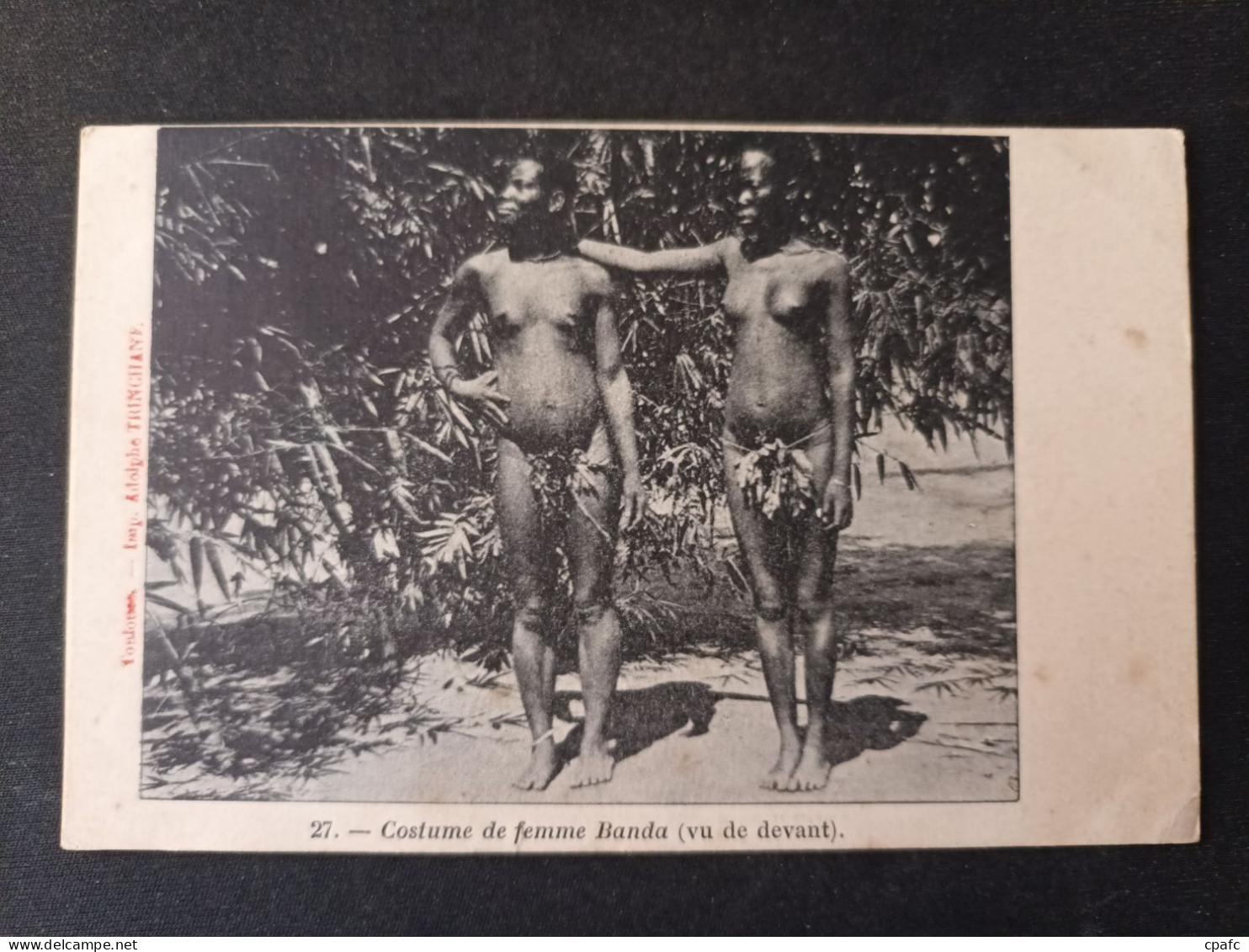 Afrique > Centrafricaine (République) - Costume De Femme Banda (nue) / Editions Trinchant Toulouse N°27 - Centrafricaine (République)