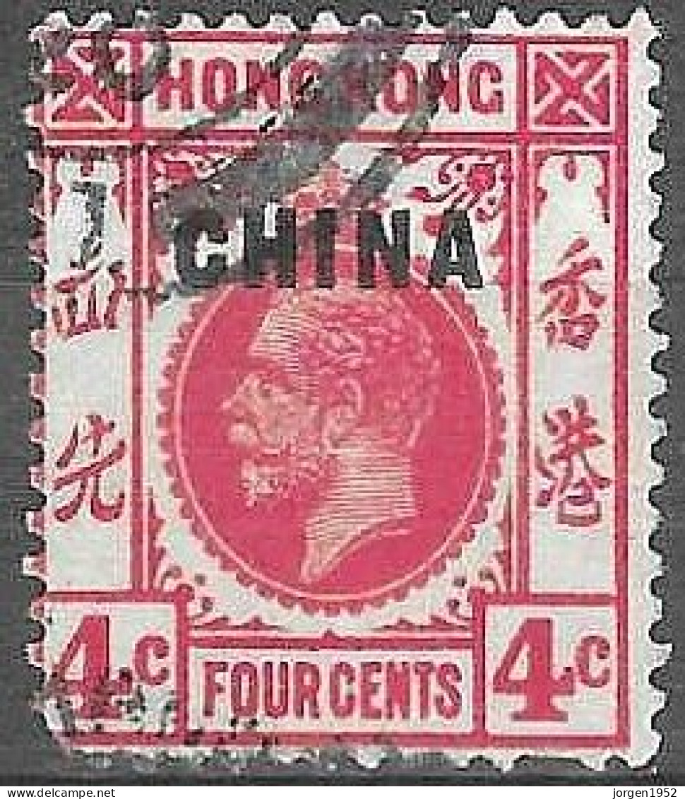 GREAT BRITAIN #  HONG KONG  FROM 1917-21  STAMPWORLD 4 - Gebraucht