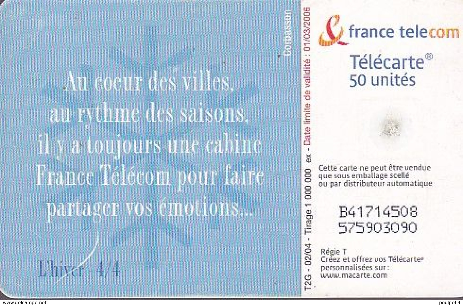 F1316C  02/2004 - LA VILLE 4 - 50 GEM1 - 2004