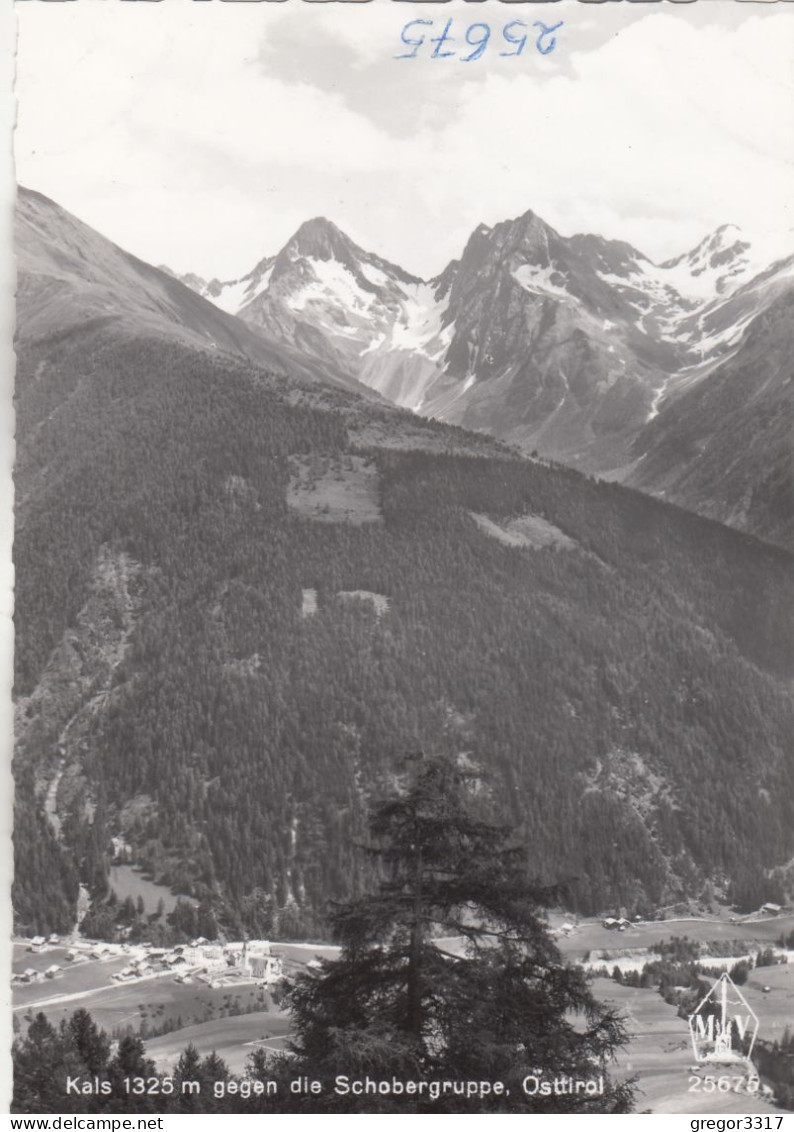 D9580) KALS Gegen Die Schobergruppe - Osttirol - Schöne S/W FOTO AK - Kals