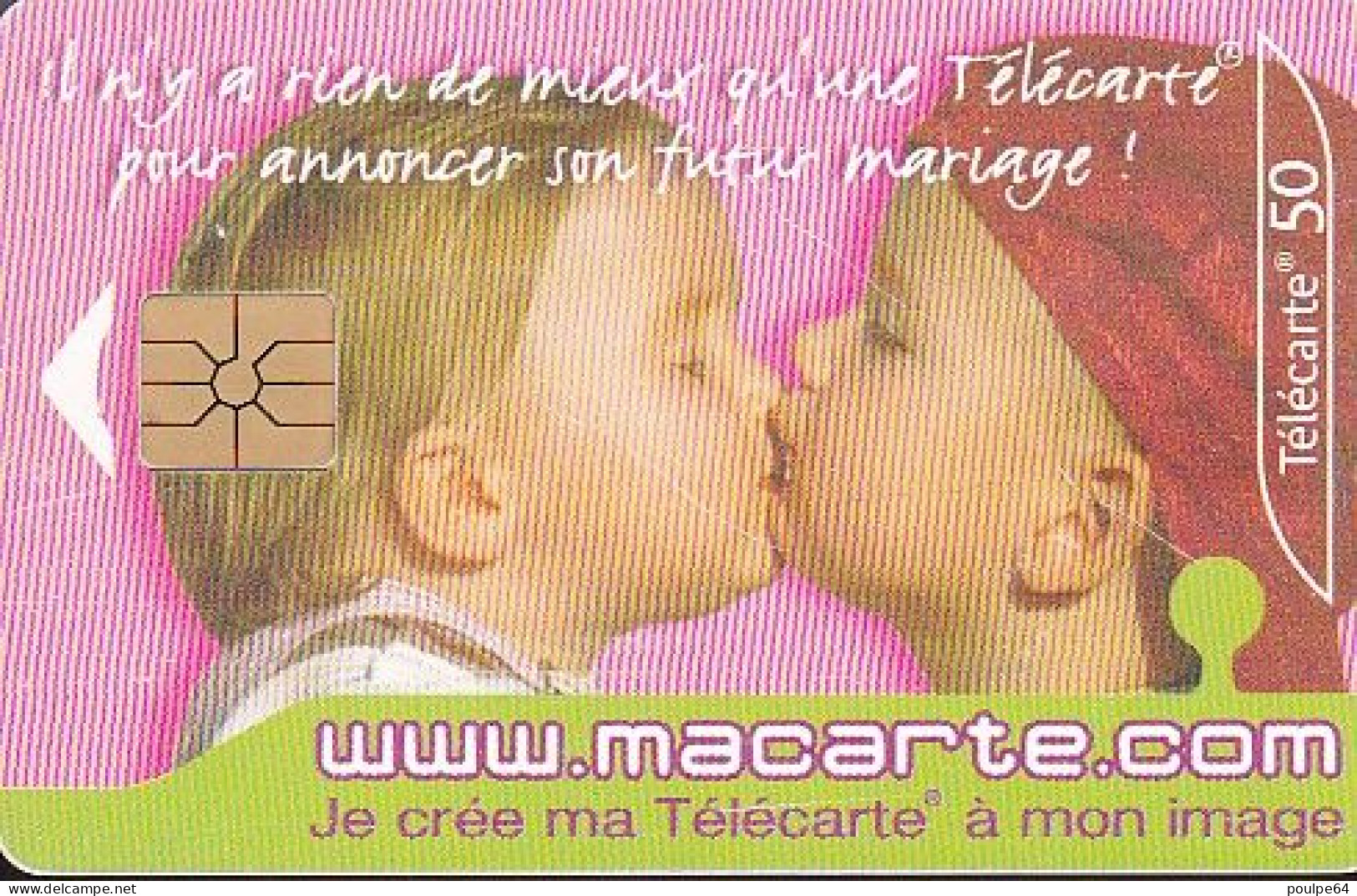 F1318A  09/2004 - MA CARTE.COM " Futur Mariage " - 50 GEM1 - 2004