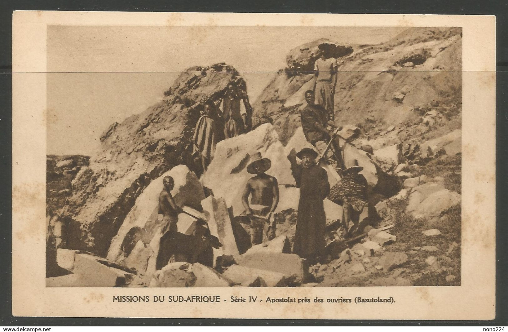 Carte P ( Basutoland & Lesotho / Missions Du Sud-Afrique, Des Ouvriers ) - Lesotho