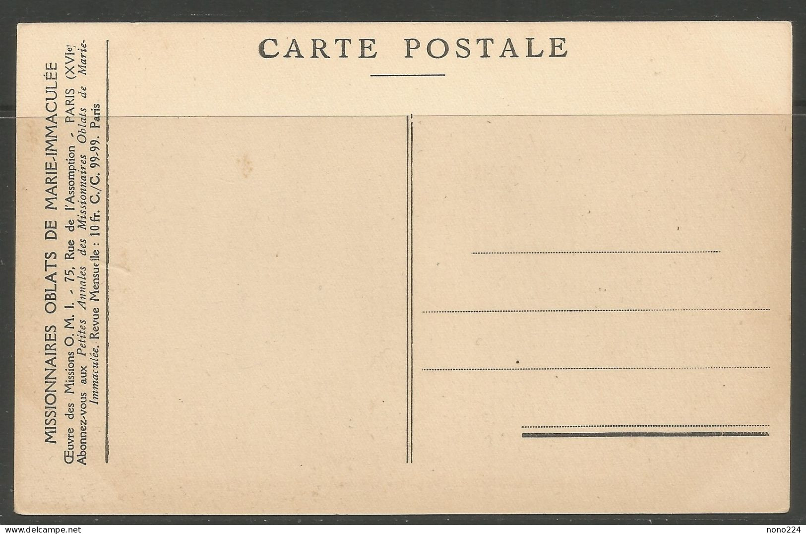 Carte P ( Basutoland & Lesotho / Missions Du Sud-Afrique, Des Ouvriers ) - Lesotho