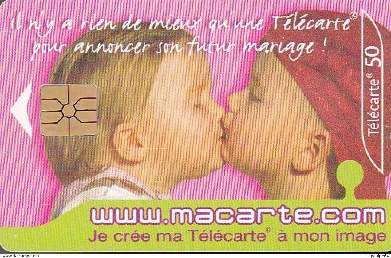 F1318D  11/2004 - MA CARTE.COM " Futur Mariage " - 50 GEM1 - 2004