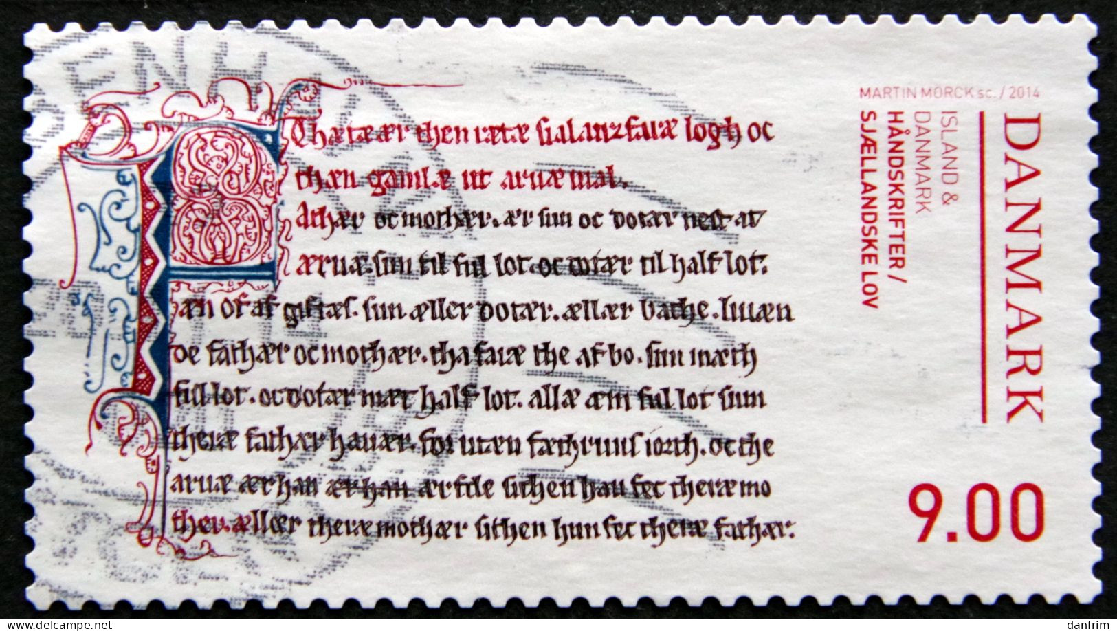 Denmark 2014  MiNr.1797  Handwriting   ( Lot B 2105 ) - Gebruikt