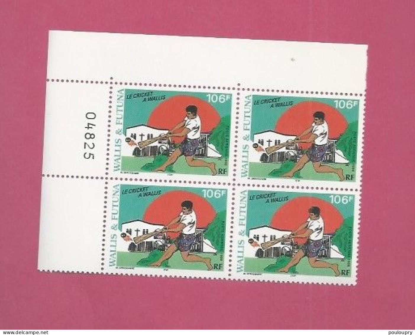 YT N° PA 204** Bloc De 4 BDF N° De Feuille - Cricket - Unused Stamps