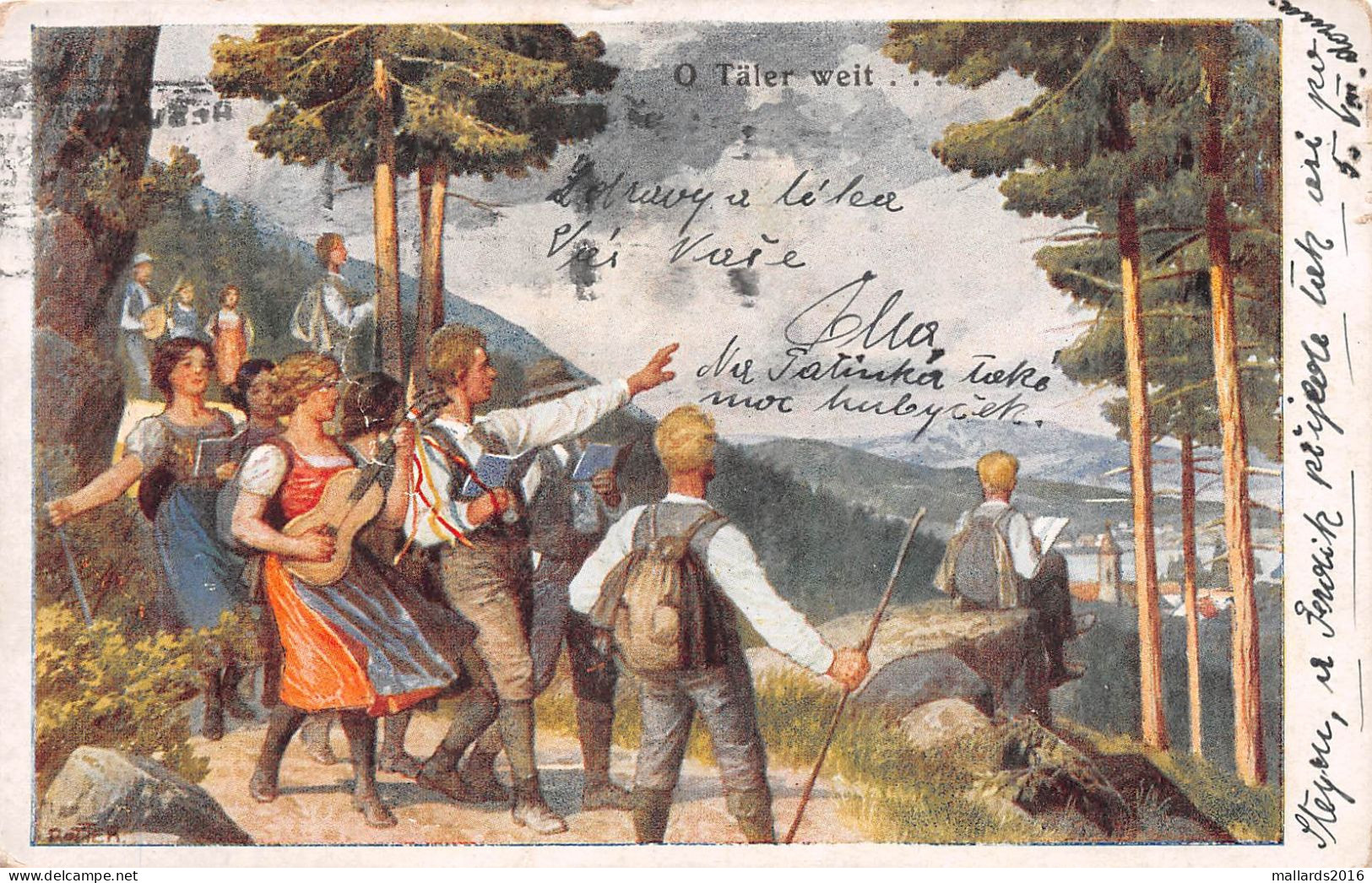 ARTIST PAUL HEY - O TALER WEIT ~ A VINTAGE POSTCARD #235140 - Hey, Paul